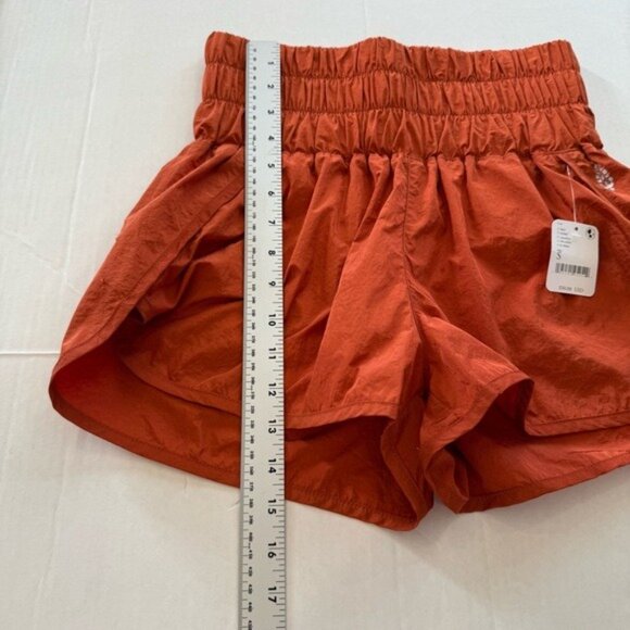 Free People FP Movement Shorts Womens Way Home Red Earth Size Small NWT Liner - Picture 10 of 11